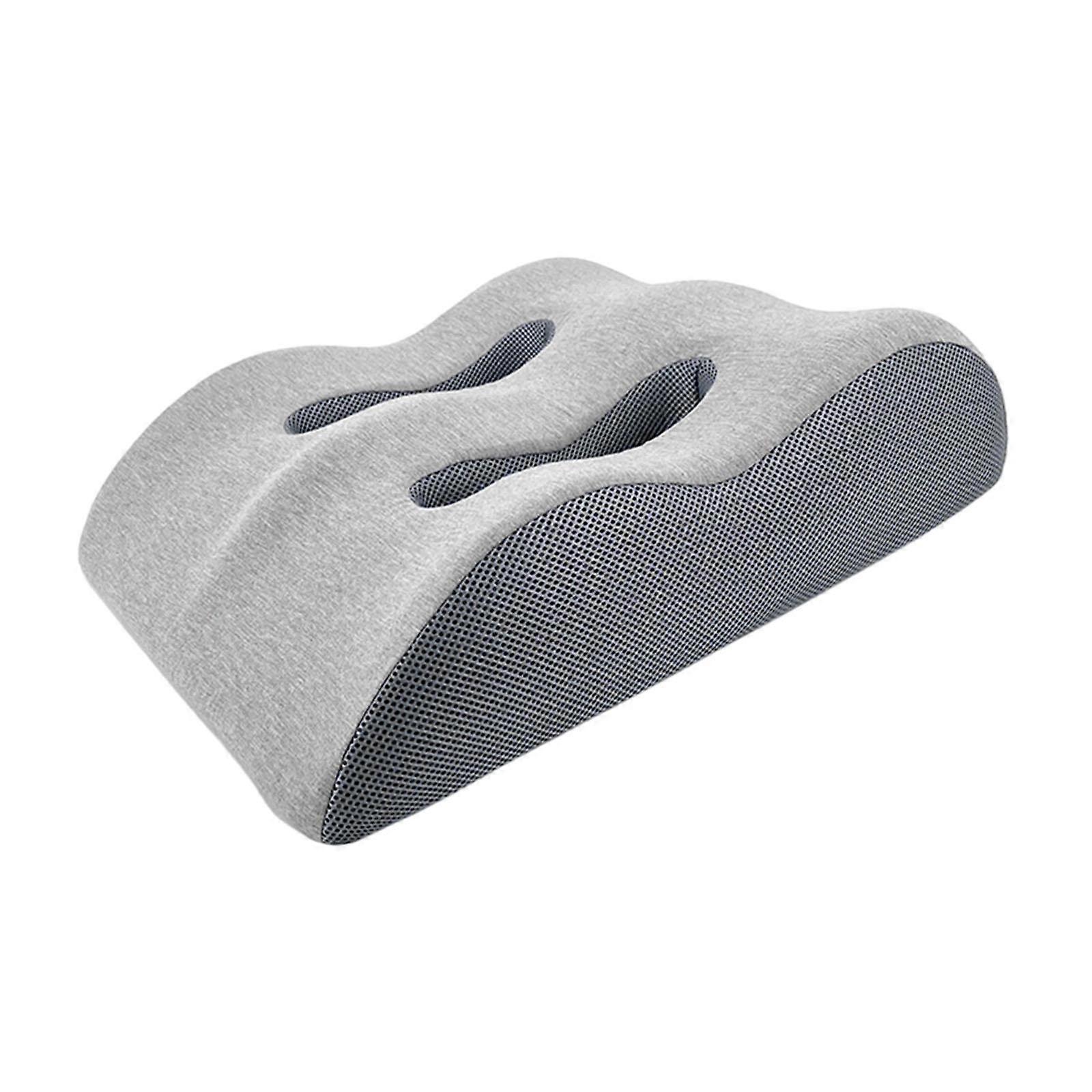 Leg Elevation Pillow Ergonomic Elevated Leg Rest Pillow for Rest Reading Leg Light Gray