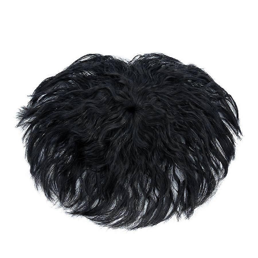 13*13cm Short Wave Clip On Topper With Curly Wigs For Thinning Wiglets