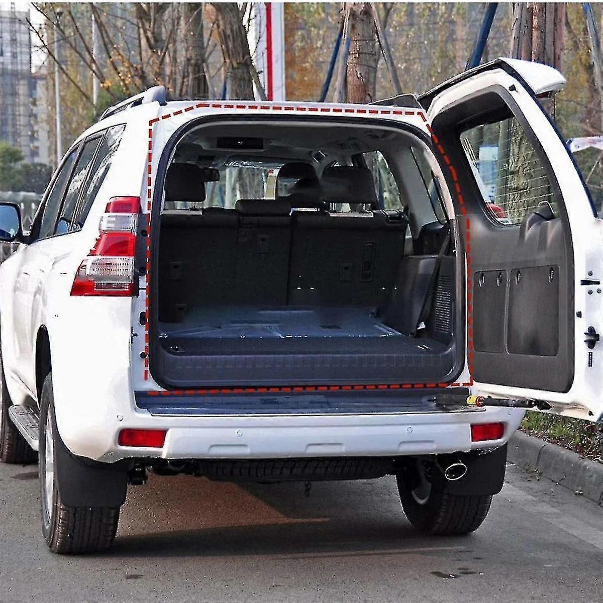 适用于陆地巡洋舰普拉多120 Lc120 2003-2009的汽车后备箱密封橡胶黑色