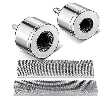 Metal Pipe Cleaning Tool for Drill with 2 Replaceable Brushes for Copper Pipes