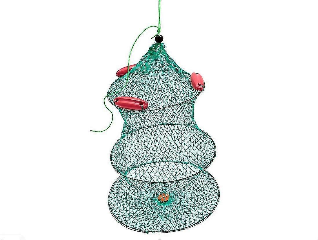 Appâts vivants Poisson Crabe Vairon Crevette Filet Avec Flotteurs 3 Tailles-Excellence