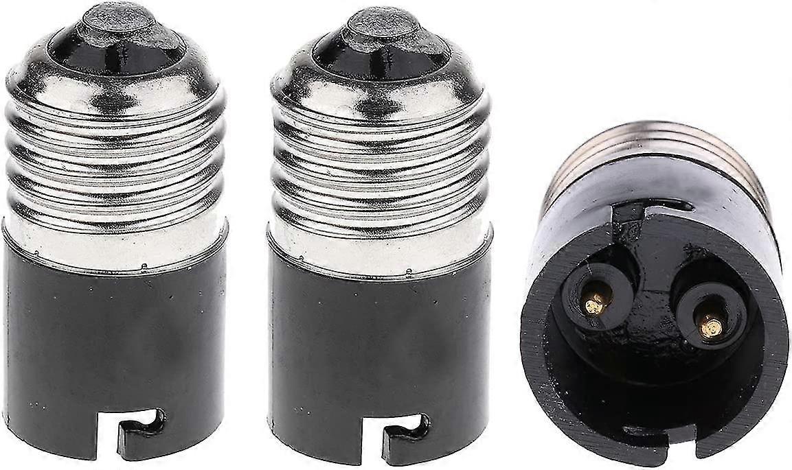 E27 To B22 Bulb Adapter-converter, E27 Edison To B22 Bayonet Bulb Base Converter (3-pack)-Yvan