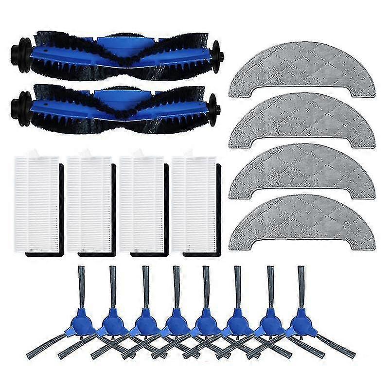 Main Side Brush Filter And Mop Cloth Replacement For Ultenic D5s Pro