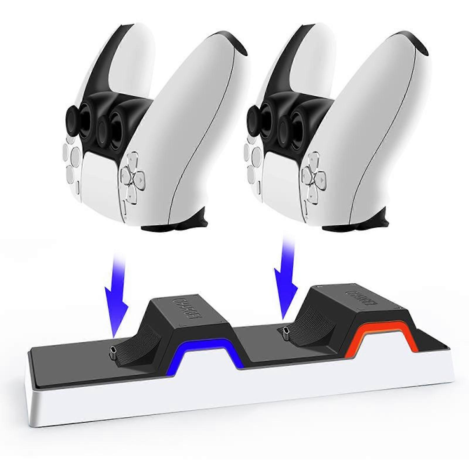 Clearance For Ps5 Game Controller Charging Base With Led Indicator Light Double Charge