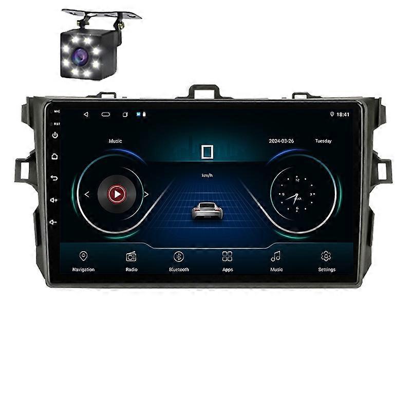 Android 14 Radio For Toyota Corolla E140/150 2007-2013 Auto Multimedia Player Stereo