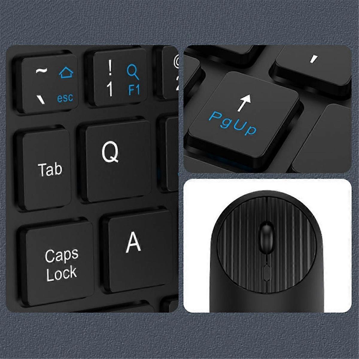 2.4g Wireless Bluetooth Keyboard and Mouse Set TYPE-C Charging Suitable for Mobile Phones and Table