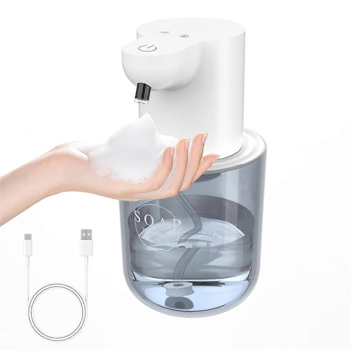 Automatic Soap Dispenser Touchless,4-Level Adjustable Foaming Hand Soap Dispenser, Auto Soap Dispen
