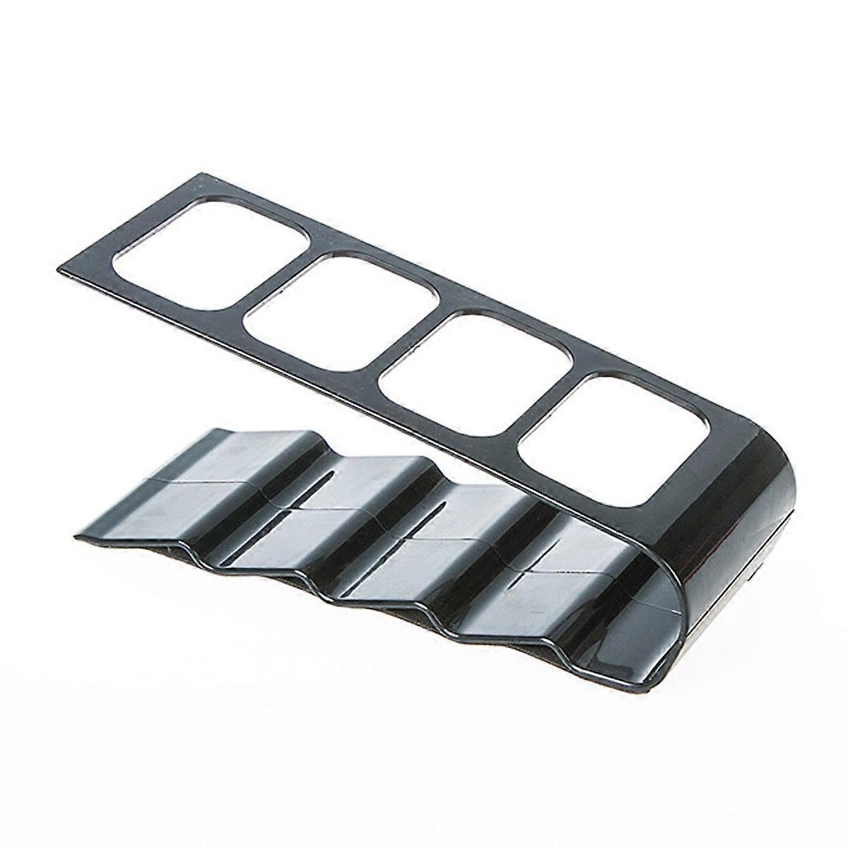 4 Compartments Simple and Clear TV Remote Control Holder Organizer for Air conditioner, Heater Controllers