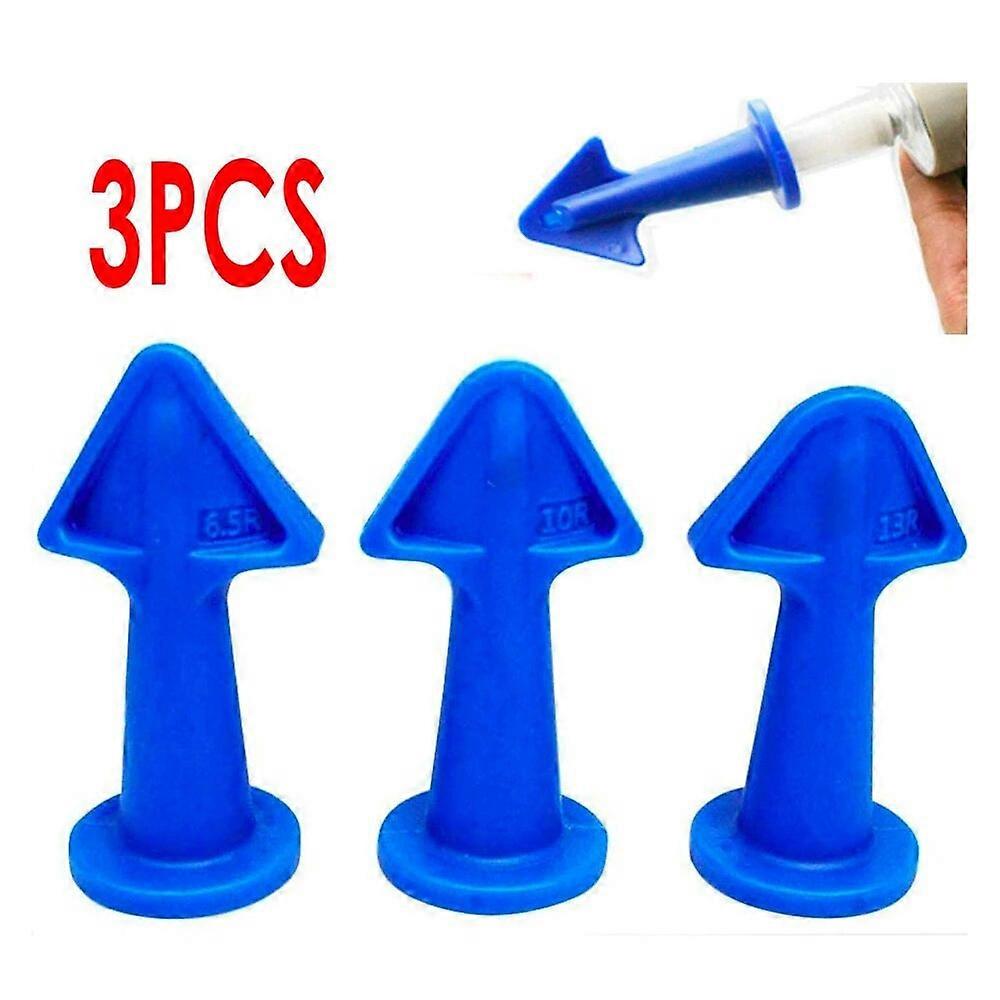 3 Pcs Caulk Nozzle Applicator Silicone Caulking Tools Sealant Nozzle Caulking Epoxy Piston Nozzle Accessories Caulking Tool