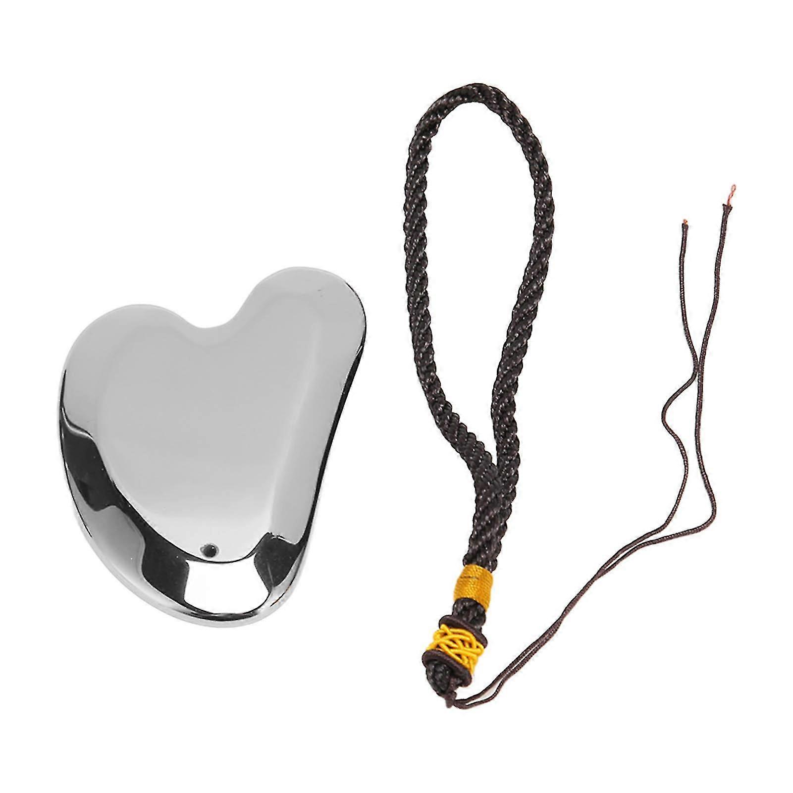 Terahertz Gua Sha Tool Massage Lymphatic Drainage Terahertz Stone Scraping Board With Lanyard For Face