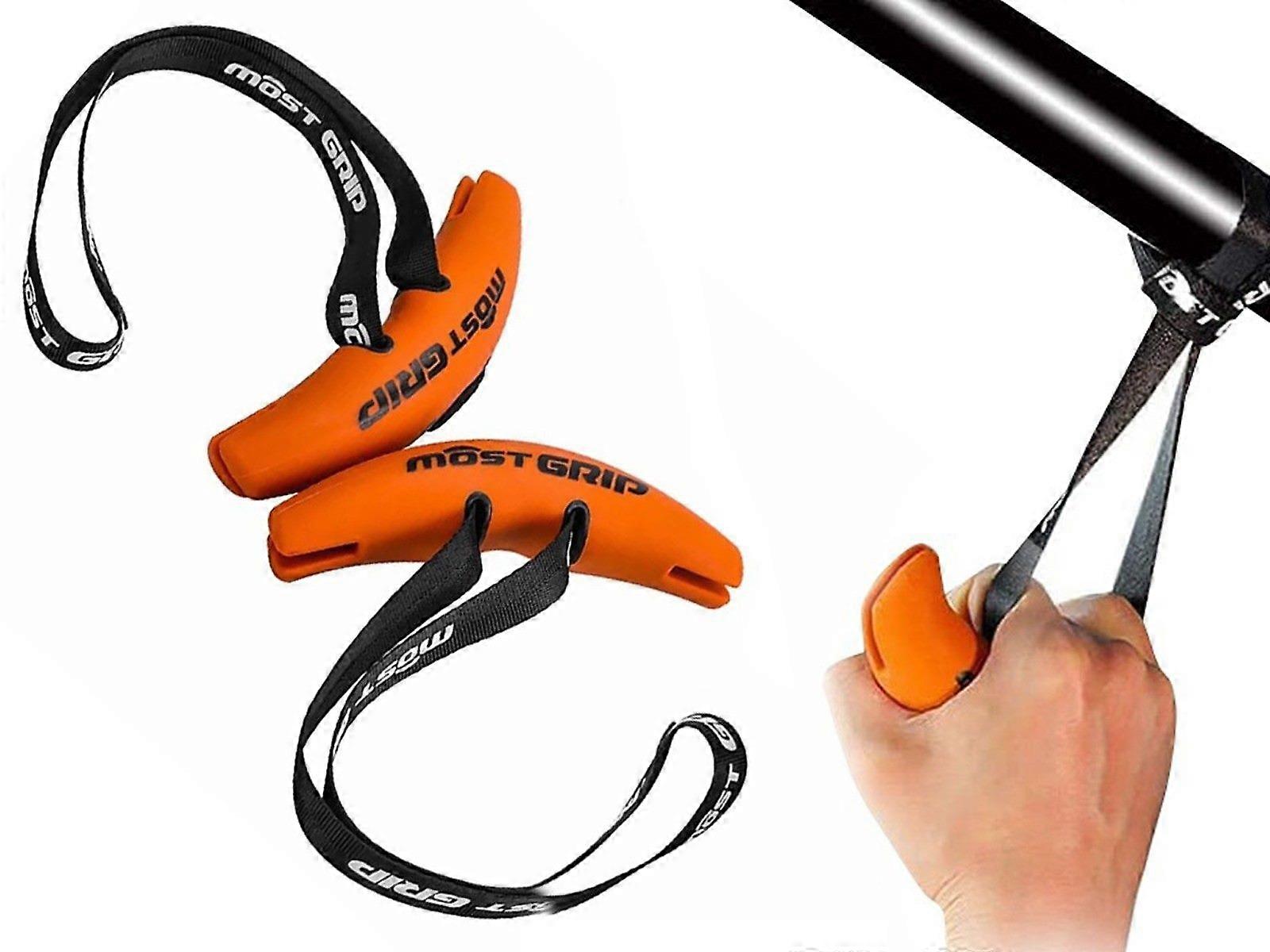 2 Pairs of Pull up Handles Grips Resistance Band Exercise Training Handles
