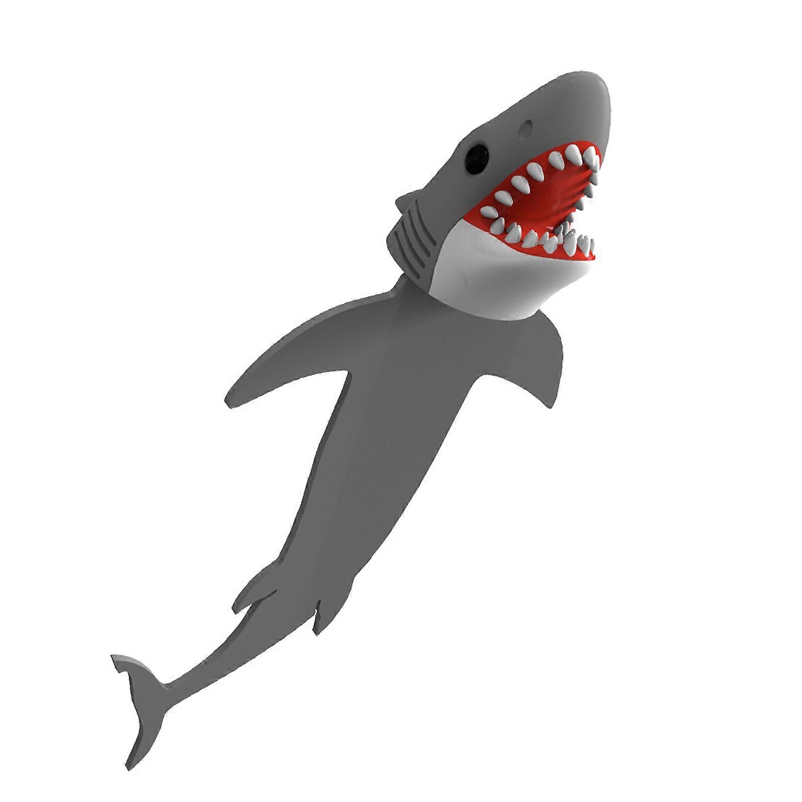 Creative 3D Stereo Shark Shape Bookmark Fun Reading Book Folder Pager NEW