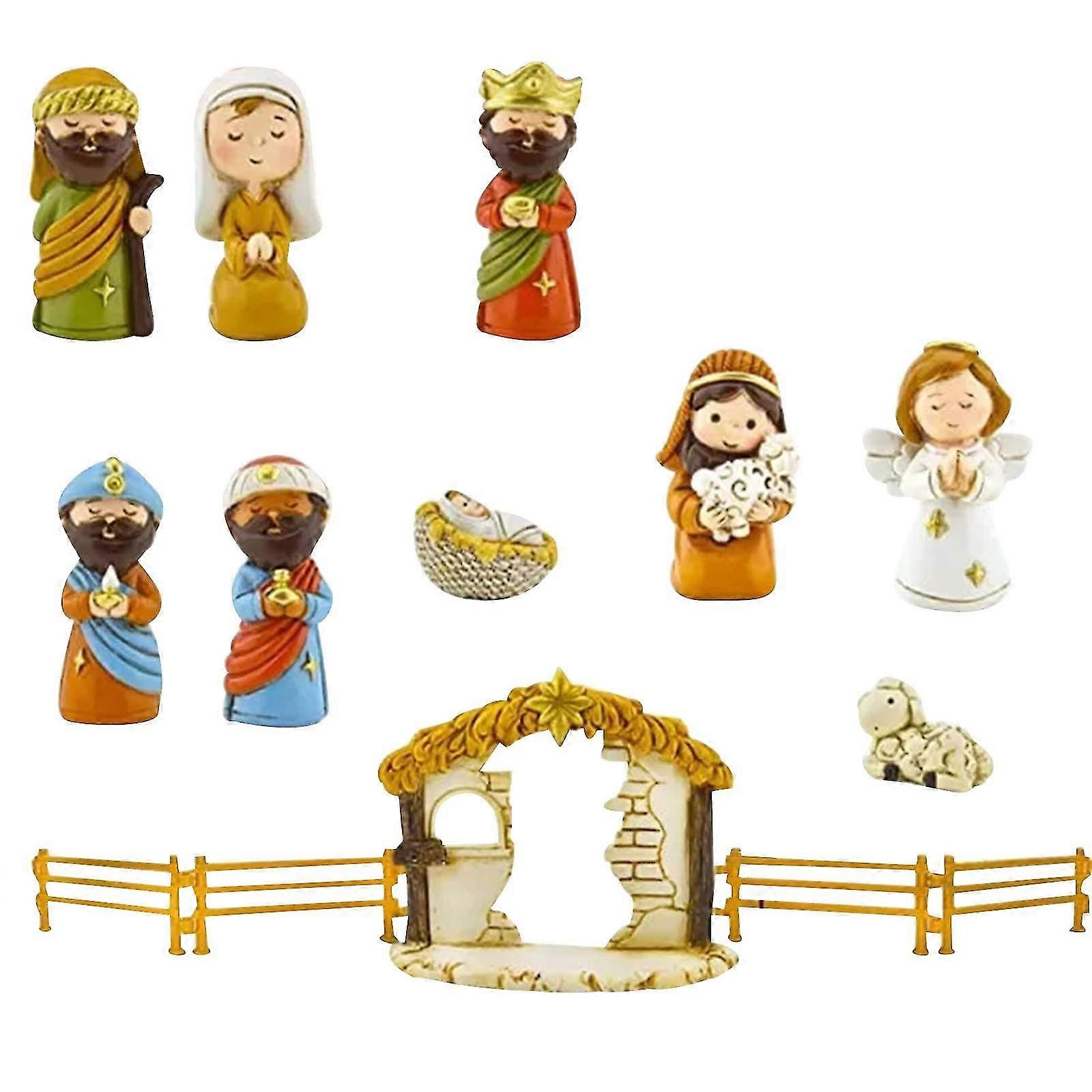 "2023 Children's Nativity Advent Calendar with 24 Figurines - Safe, Durable, and BPA-Free Holiday Gift"