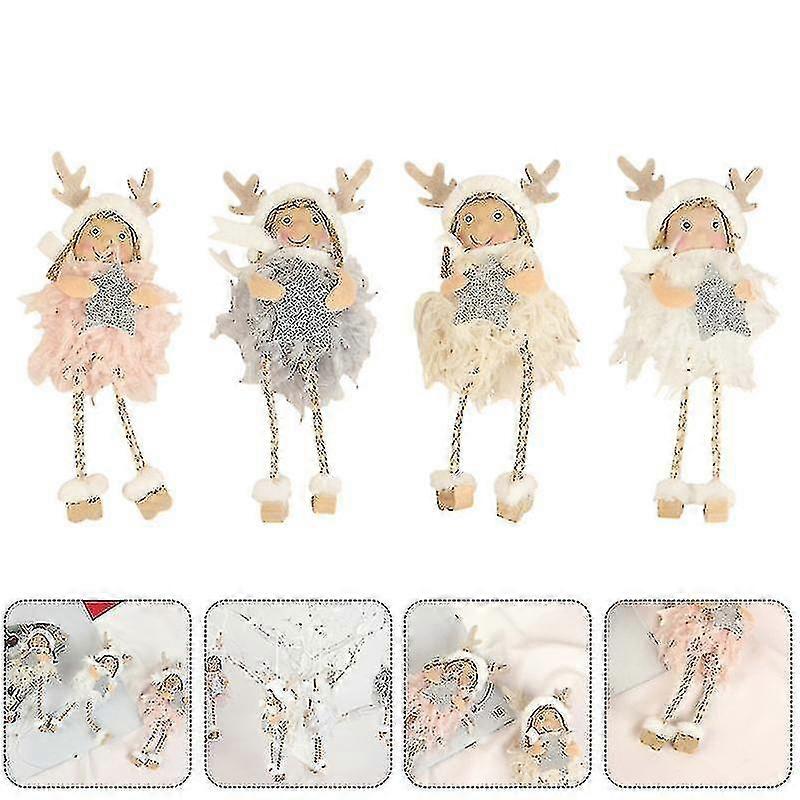 4pcs Christmas Tree Doll Decoration