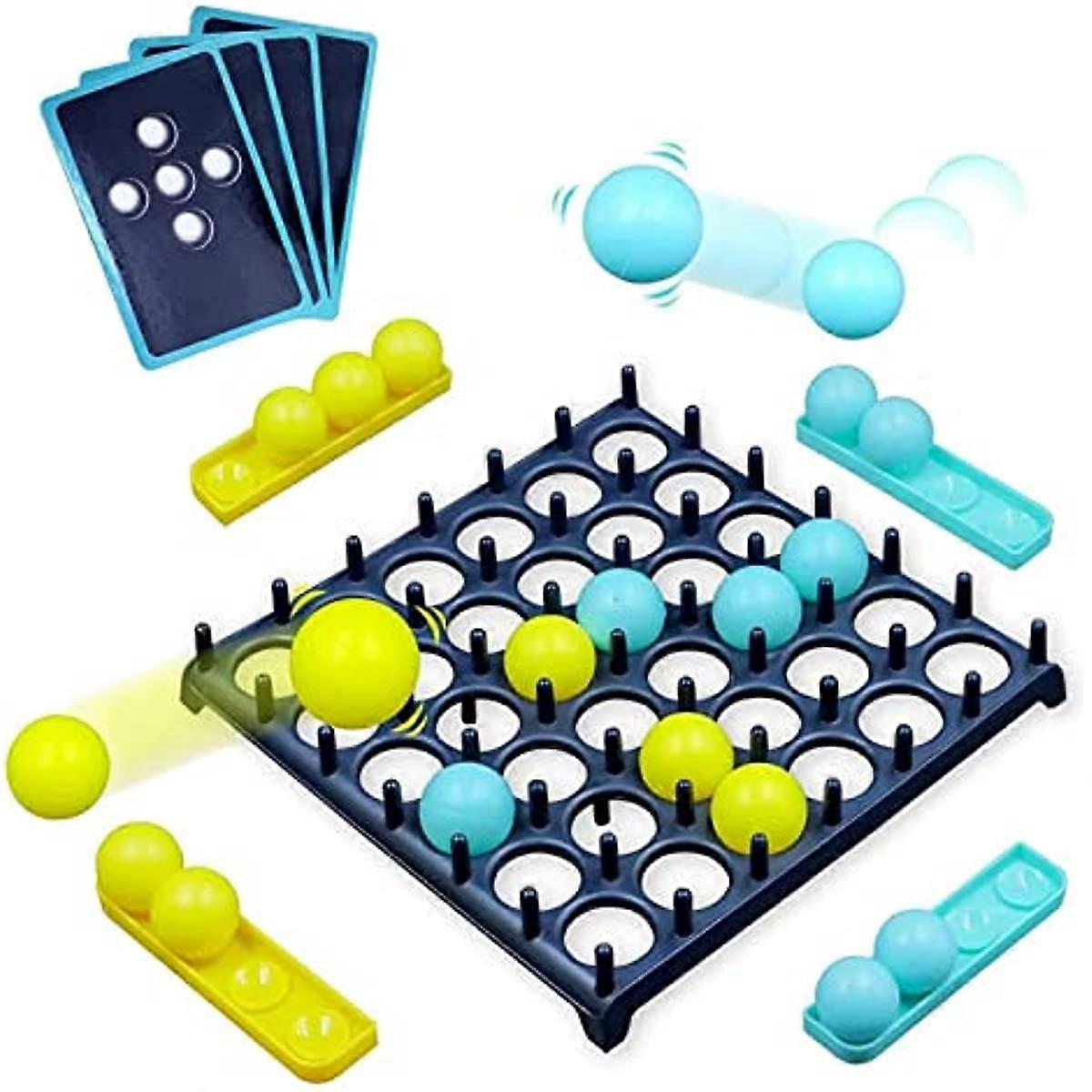 Ocobetom Bounce Off Game Activate Ball Game Family and Party Desktop Bouncing Toy for Kid Adults Desktop Bouncing Toy Jumping Ball Table Game