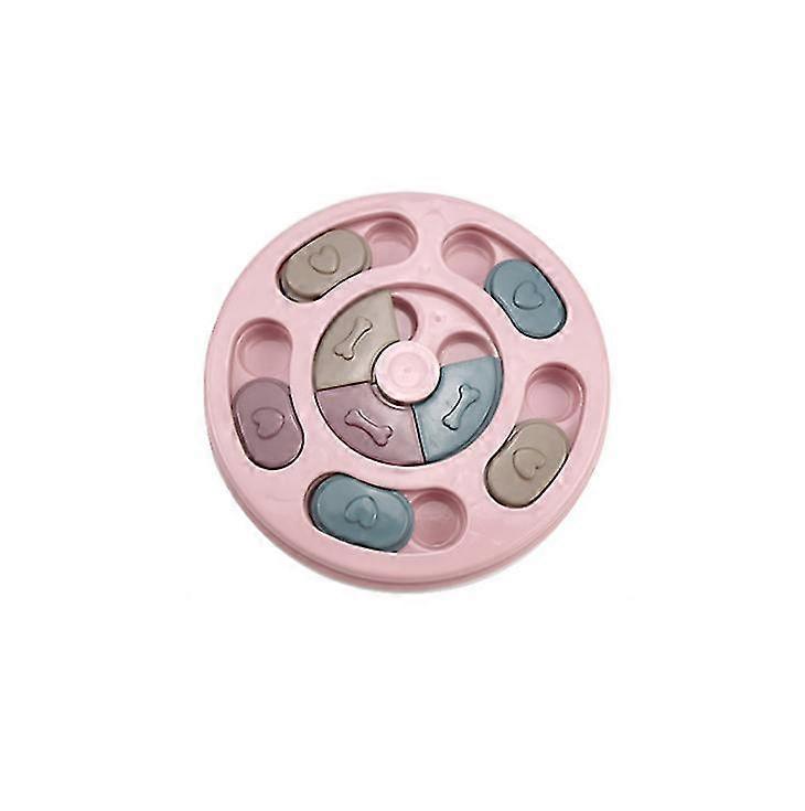 Interactive Puzzle Game Dog Toys Round Shaped
