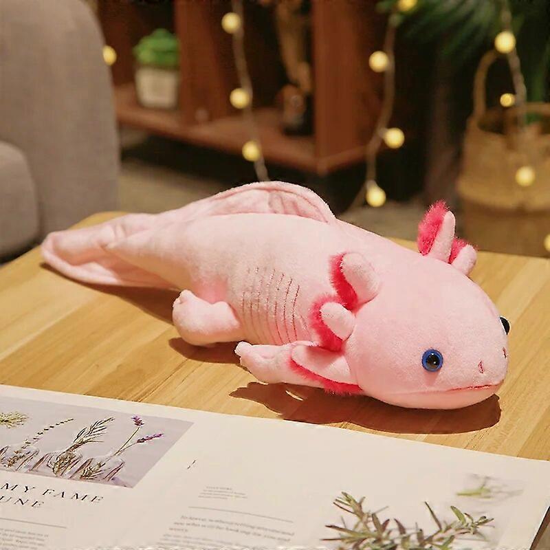 45cm Kawaii Πολύχρωμο Newt Βελούδινο Παιχνίδι Γεμιστό Χαριτωμένο Axolotl Σαλαμάνδρα Ασαφές Βελούδινο Ψάρι Κατευνάζοντας Μακρύ Μαξιλάρι Μαξιλάρι Παιδικό Δώρο