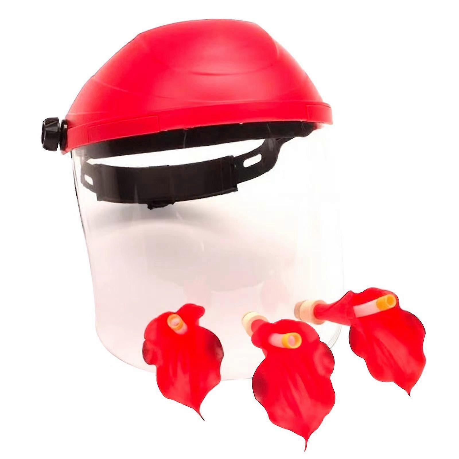 Bærbar kolibrifoder, kolibrifoderhat, kolibrifodermaske, hjelmkolibrifoder til udendørs hængning, gave til fugleelskere