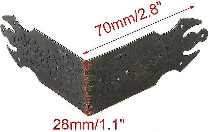 8pcs Plate Corner Protector Box Corner Decorative Chest 70 X 70 Mm