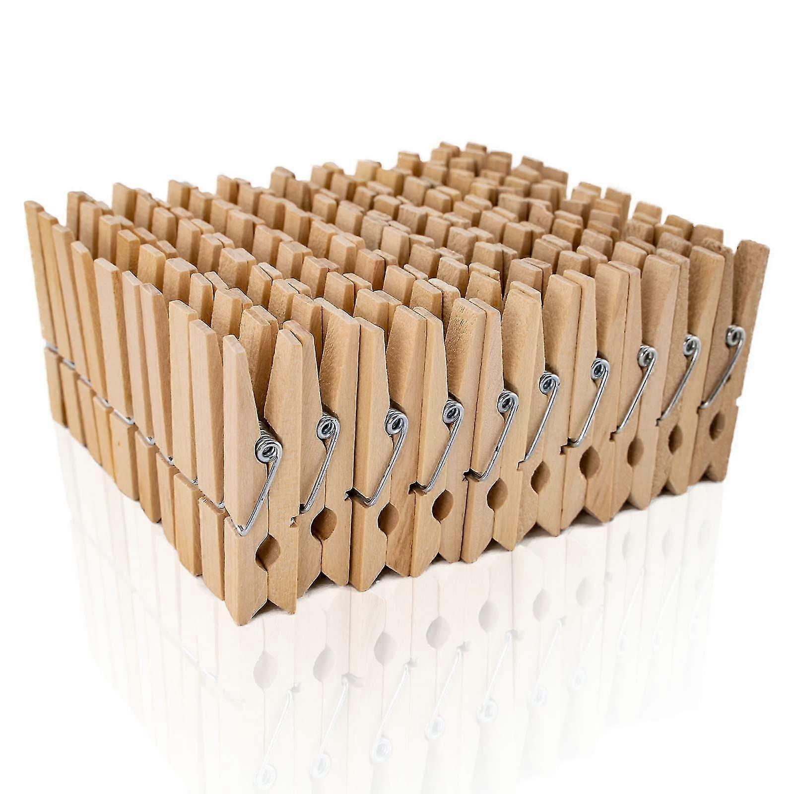 Holz Kleeder Καρφίτσες 100pcs Φυσική Σημύδα Χολζ Κλέντερ Καρφίτσες 45mm, Geegent Fir Bro, Ιεσεν, Κλέιντερ, Ιντίμ κ.λπ.