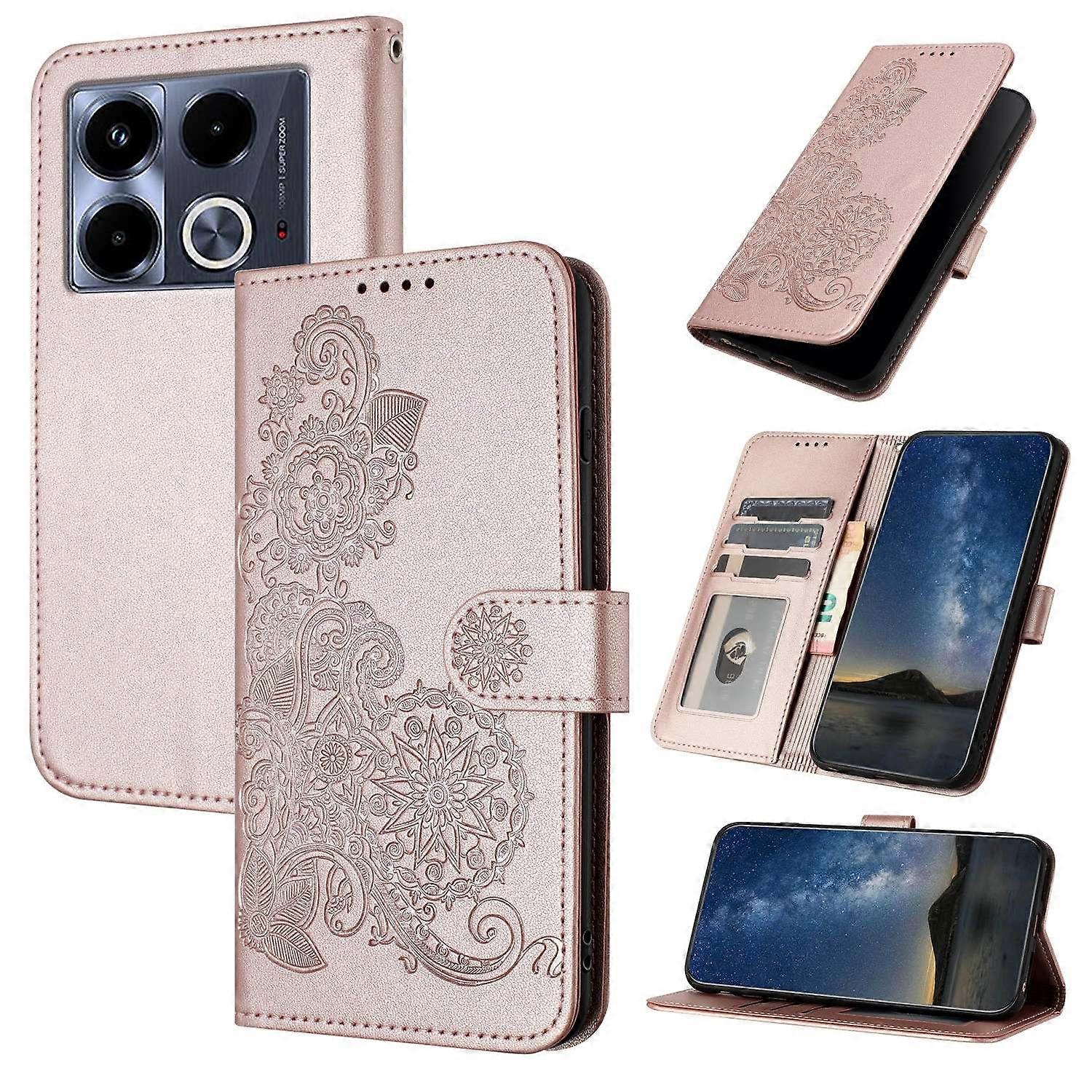 Etui Datura Embossé Pour Infinix Note 40 4G