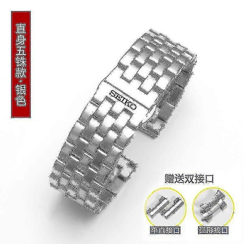 Για Seiko ιμάντα ζωνών ανοξείδωτου 20mm 22mm πόρπη πεταλούδας καταδύσεων ανδρών αθλητική αντικατάσταση βραχιόλι αξεσουάρ ρολογιών-1 μεταξύ των χρυσών