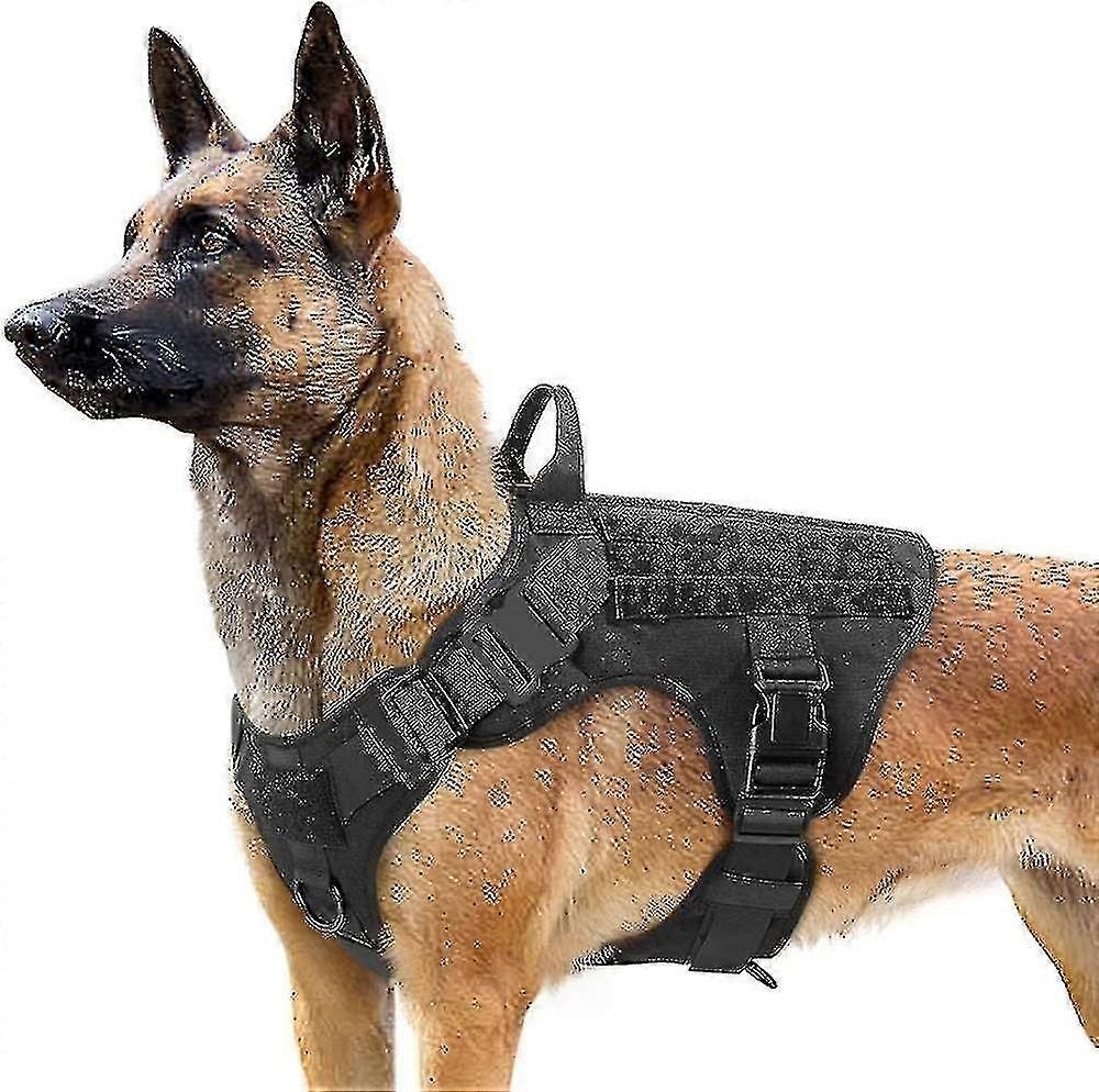 Tactical Dog Harness L, Ring Vests For   Working Dogs, High Quality