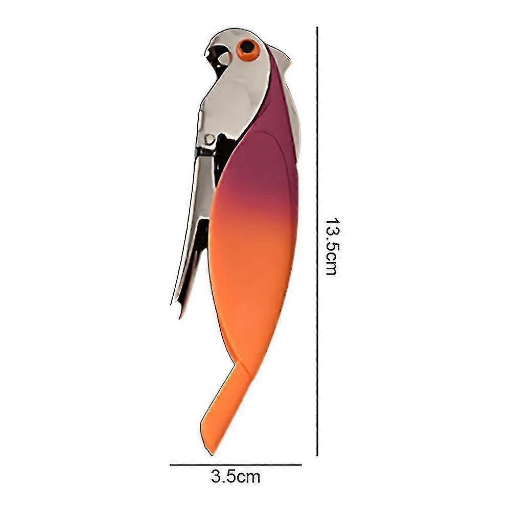 Rustfritt stål Parrot Wine Opener Creative Wine Bottle Opener