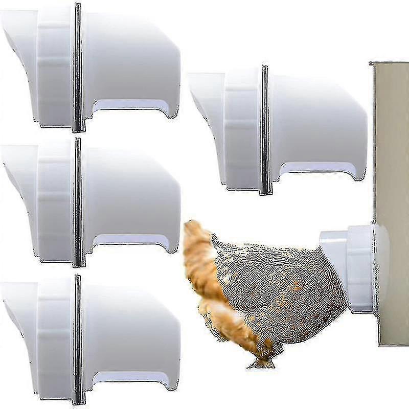 مجموعة من 5 منافذ مغذية للدواجن مقاومة للمطر