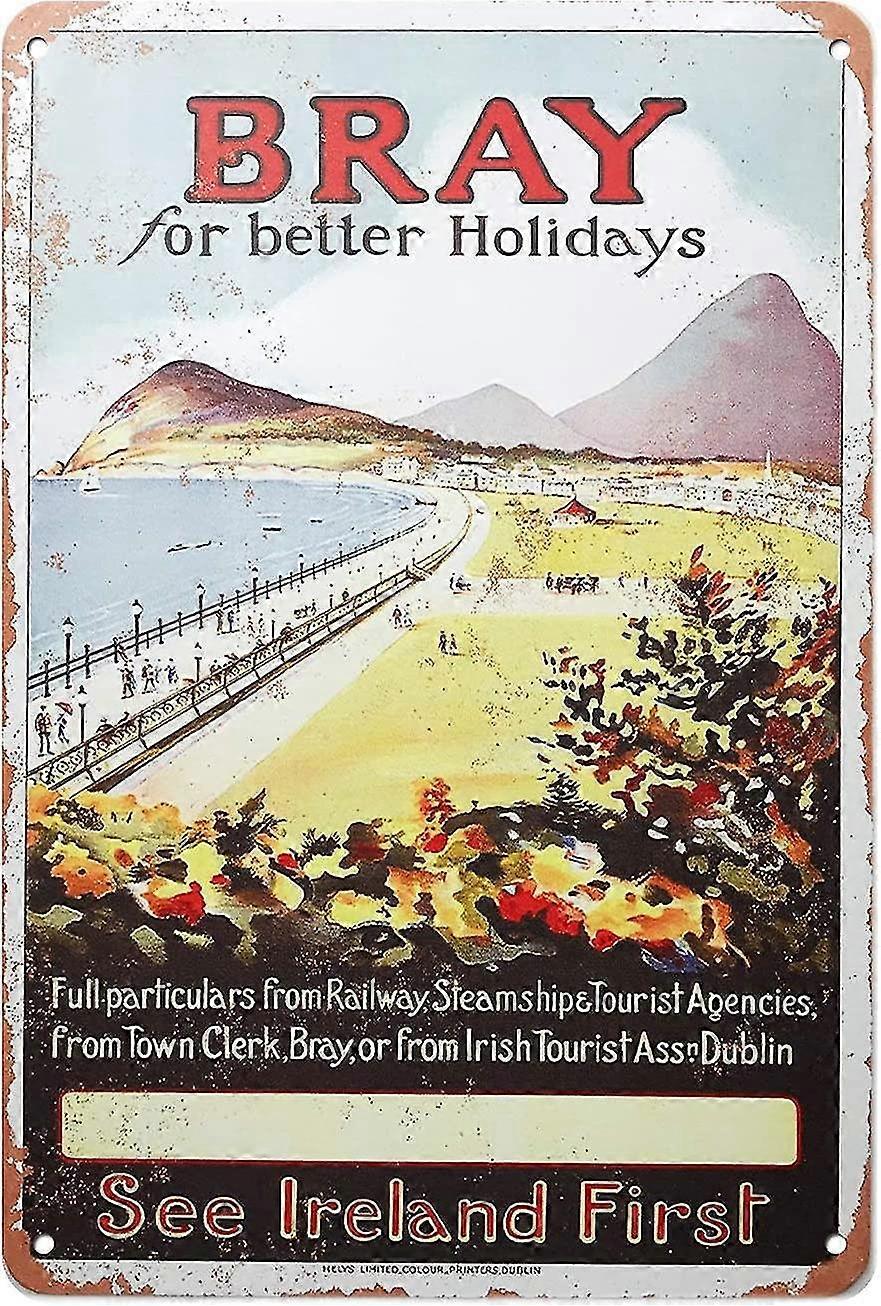 Vintage olhar engraçado metal sinal de lata 8x12 polegadas ou 12x16 polegadas, hula menina na costa Aloha Hawaii Sign, para L