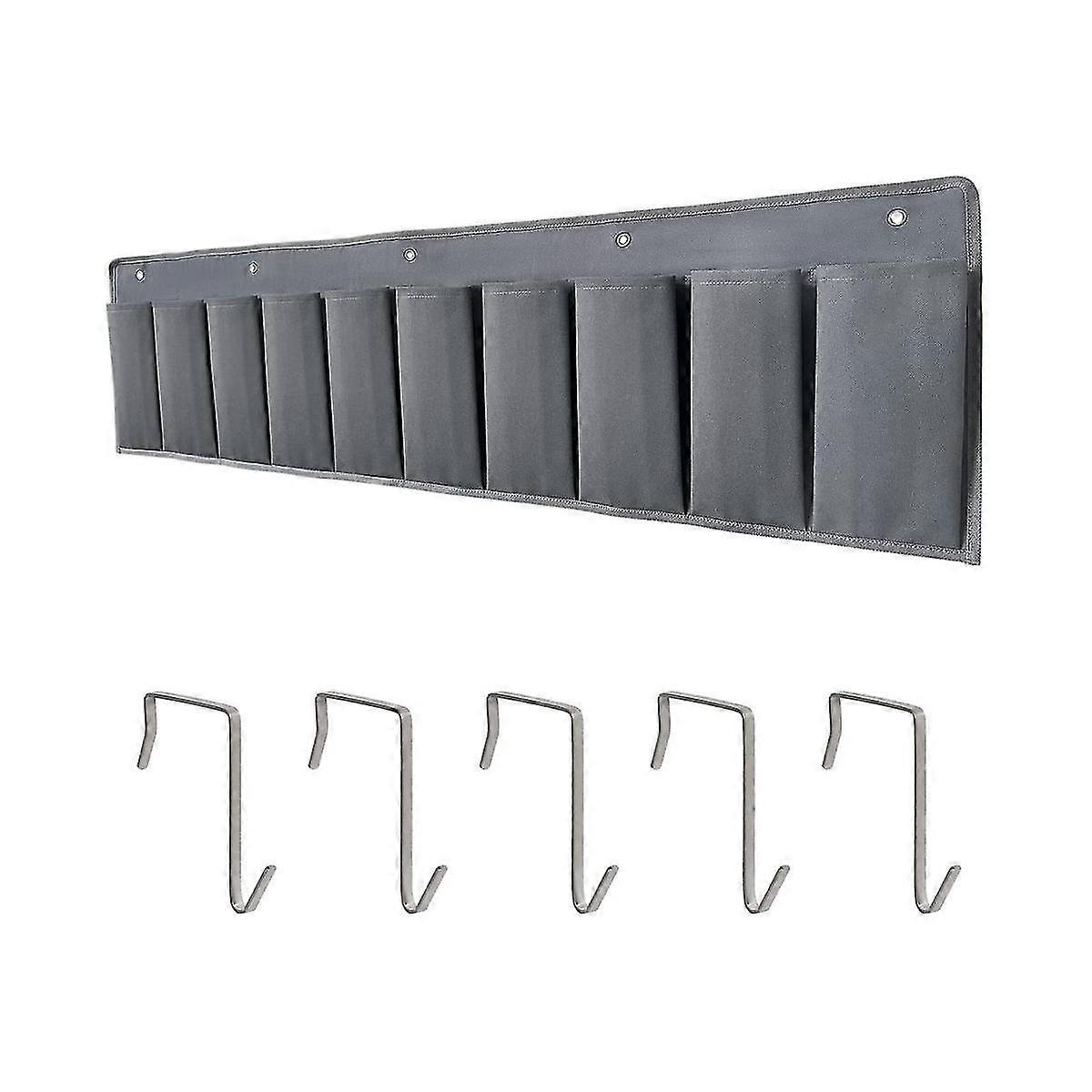 Rv Shoe Pockets 10pockets Heavy Hanging Bedside Storage Organizer With Hooks Storage Pockets For To