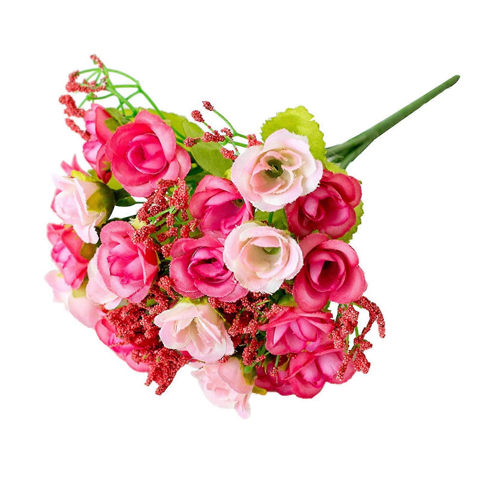 Artificial Flower Non-fading Vivid Cloth Beautiful Simulation Rose For Party