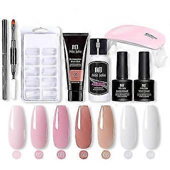 15ml Nail Art Extension Gel Crystal Nail Art Pappersfri Solid Nail Model Extension Gel Set