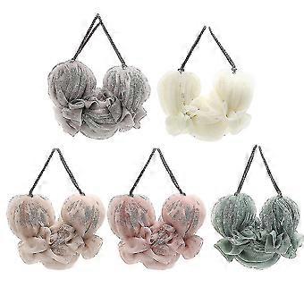 5st Long Strip Bath Flowers Badhanddukar Dubbelsidiga badhanddukar