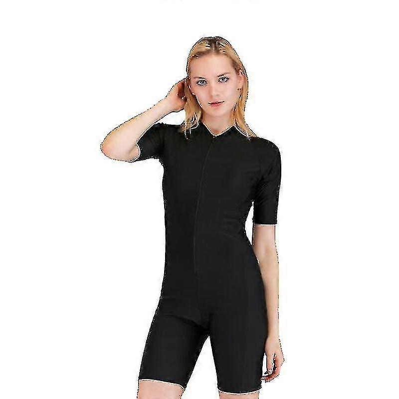 Κολύμβηση με αναπνευστήρα surfing, μαγιό για γυναίκες ένα κομμάτι κοντομάνικο μαγιό κοστούμι sun προστασία