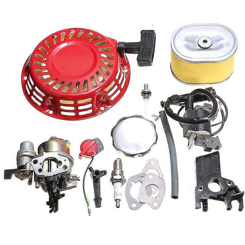 Kit Motore Honda Gx160 Gx200 5.5hp - Carburatore, Rinculo, Bobina di accensione, Candela, Filtro aria