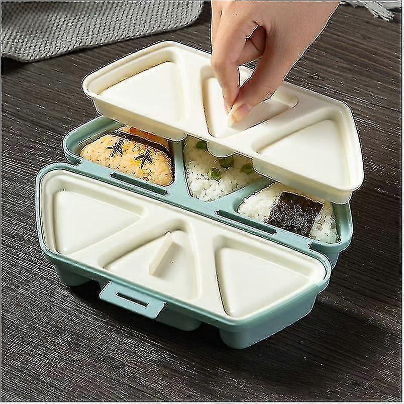1 Piece - Triangle Sushi Mold To Make 6 Onigiri At A Time Onigiri - Non-stick - Tools For Making Sus