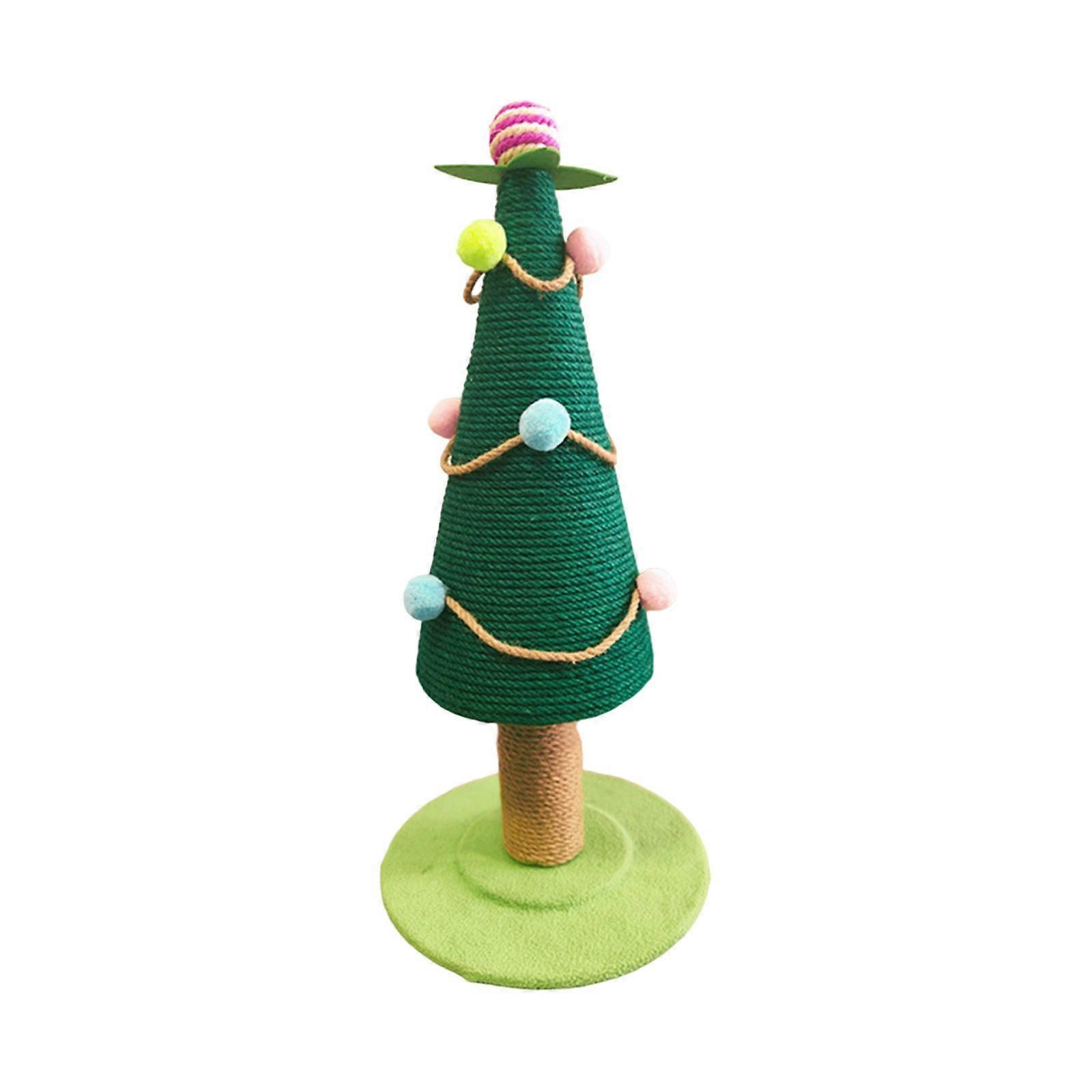 Cat Scratching Posts Christmas Tree Ornament for Indoor Cats Cat Scratch Post L