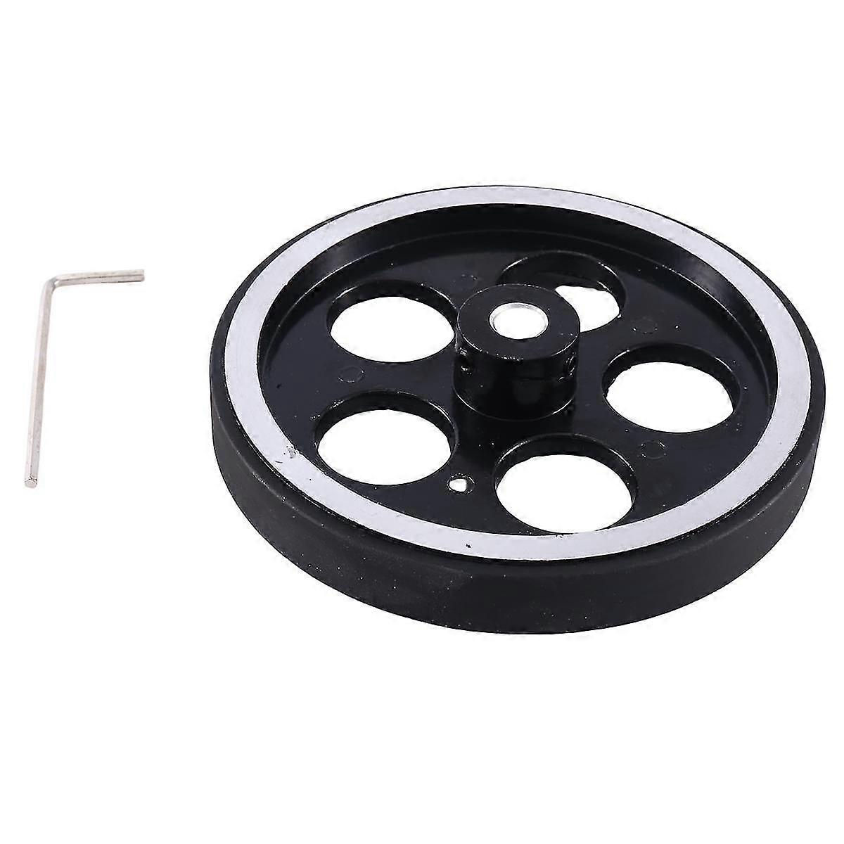 300mmx8mm Industrial Aluminum Rubber Measuring Encoder Meter Wheel For Industrial Encoder