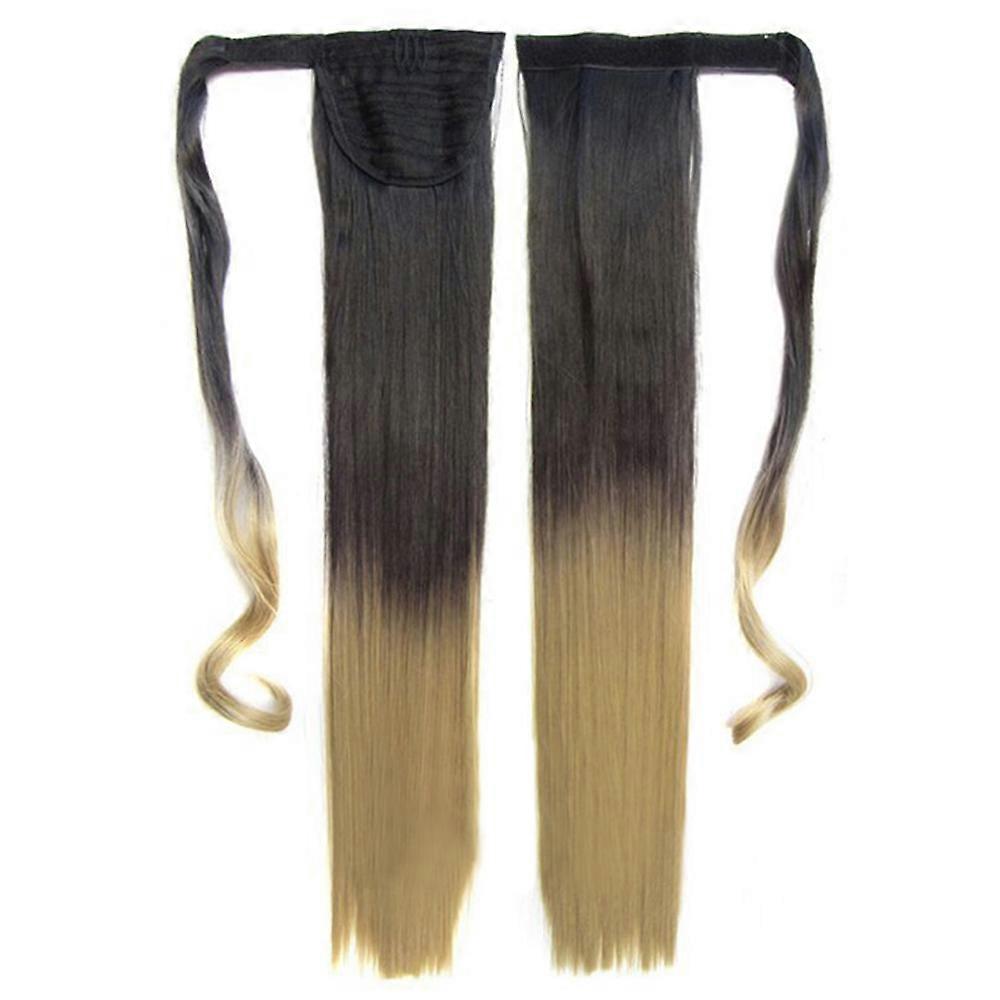 Magic Tape Gradient Ramp Horsetail Wig Straight