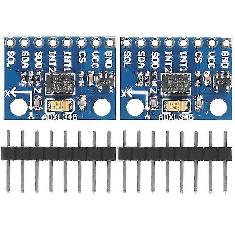 2pcs -291 Adxl345 Iicspi Digital 3-axis Acceleration Of Gravity Module With Pinheader Cable For