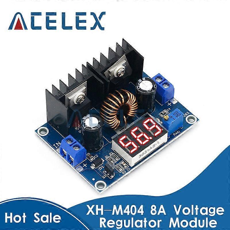 1PCS MH-ET LIVE LED Voltmeter PWM Adjustable 4-36V To 1.25-36V Step-Down Board Module XL4016 8A 200W DC-DC Power drop Module