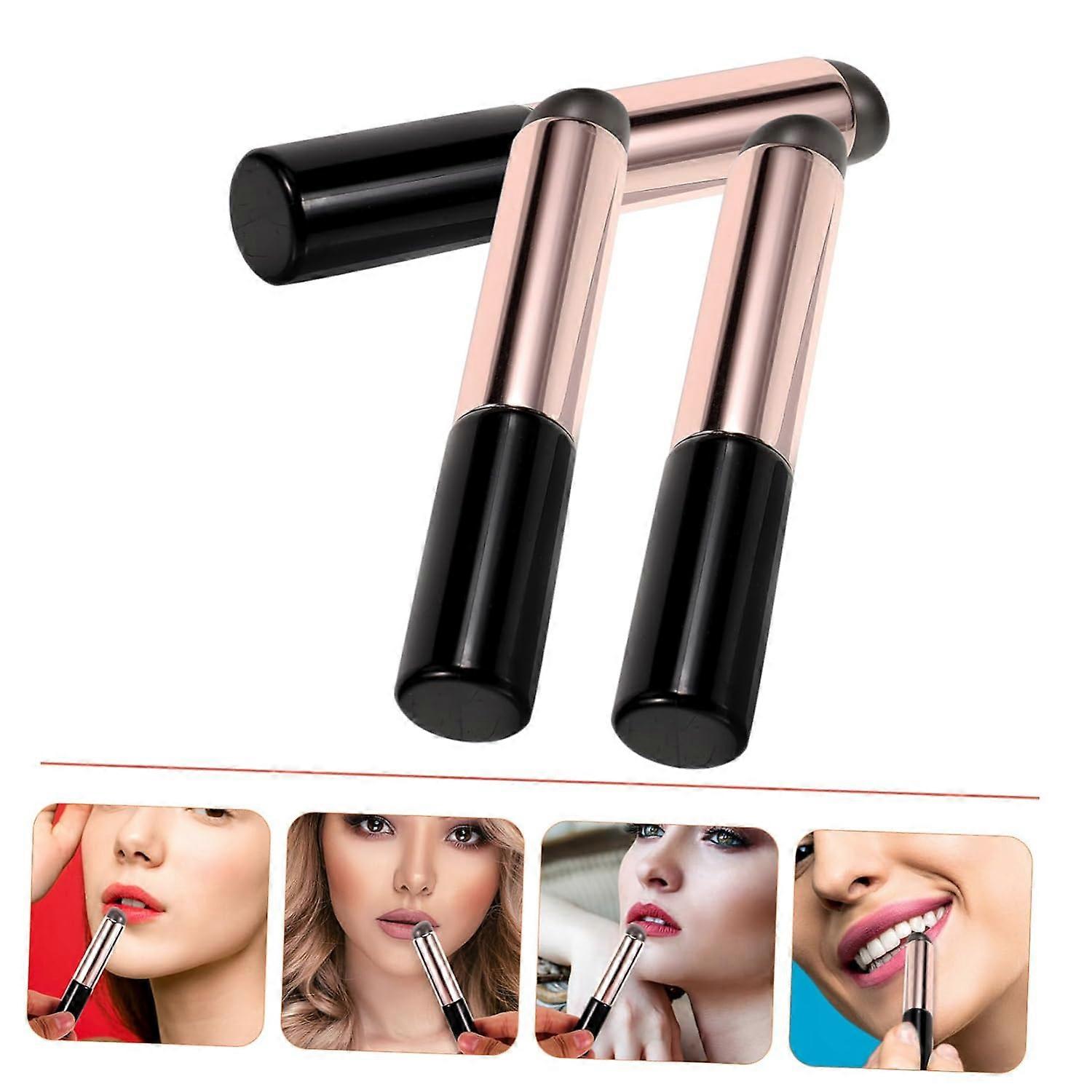 2pcs Concealer Brush Lip Makeup Brushes Lip Applicator