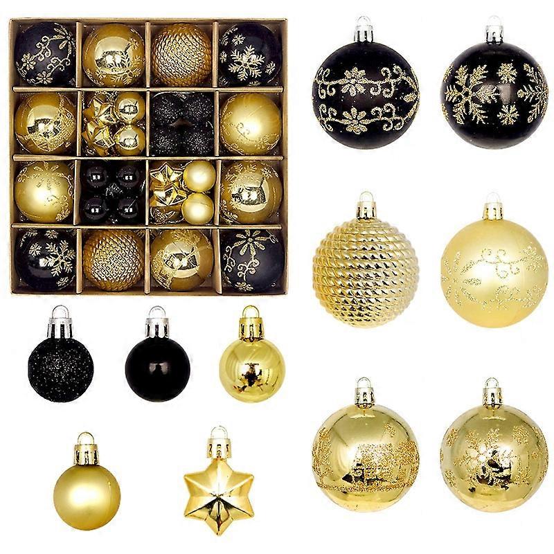 44pcs/set 3-6cm Christmas Ball Pendant
