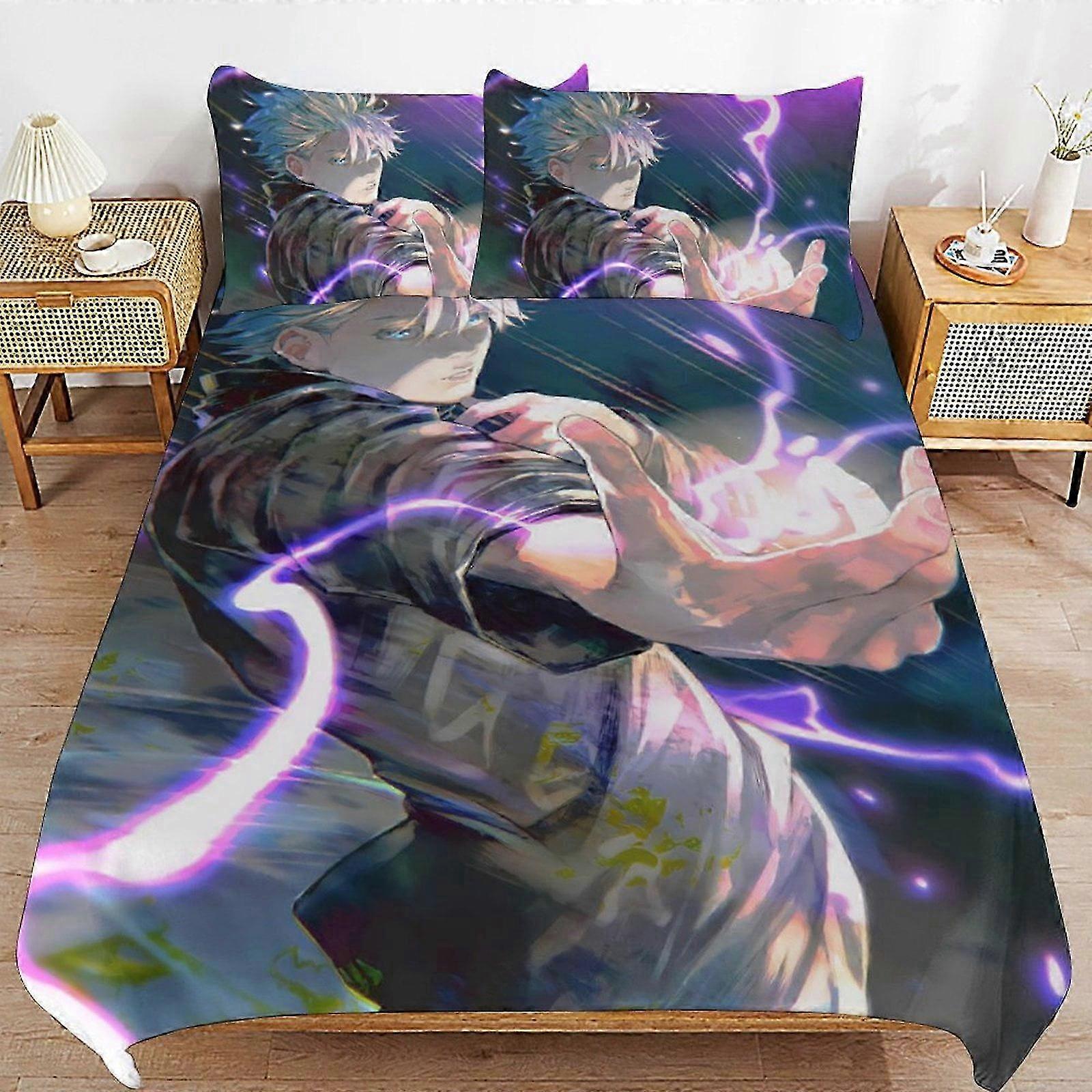 n963 Bed Sheets Comfortable and lightweight cartoon bedding3-piece set  with various sizes to choose from  (1 Duvet Cover and 2 Pillowcases) Bed Sheet