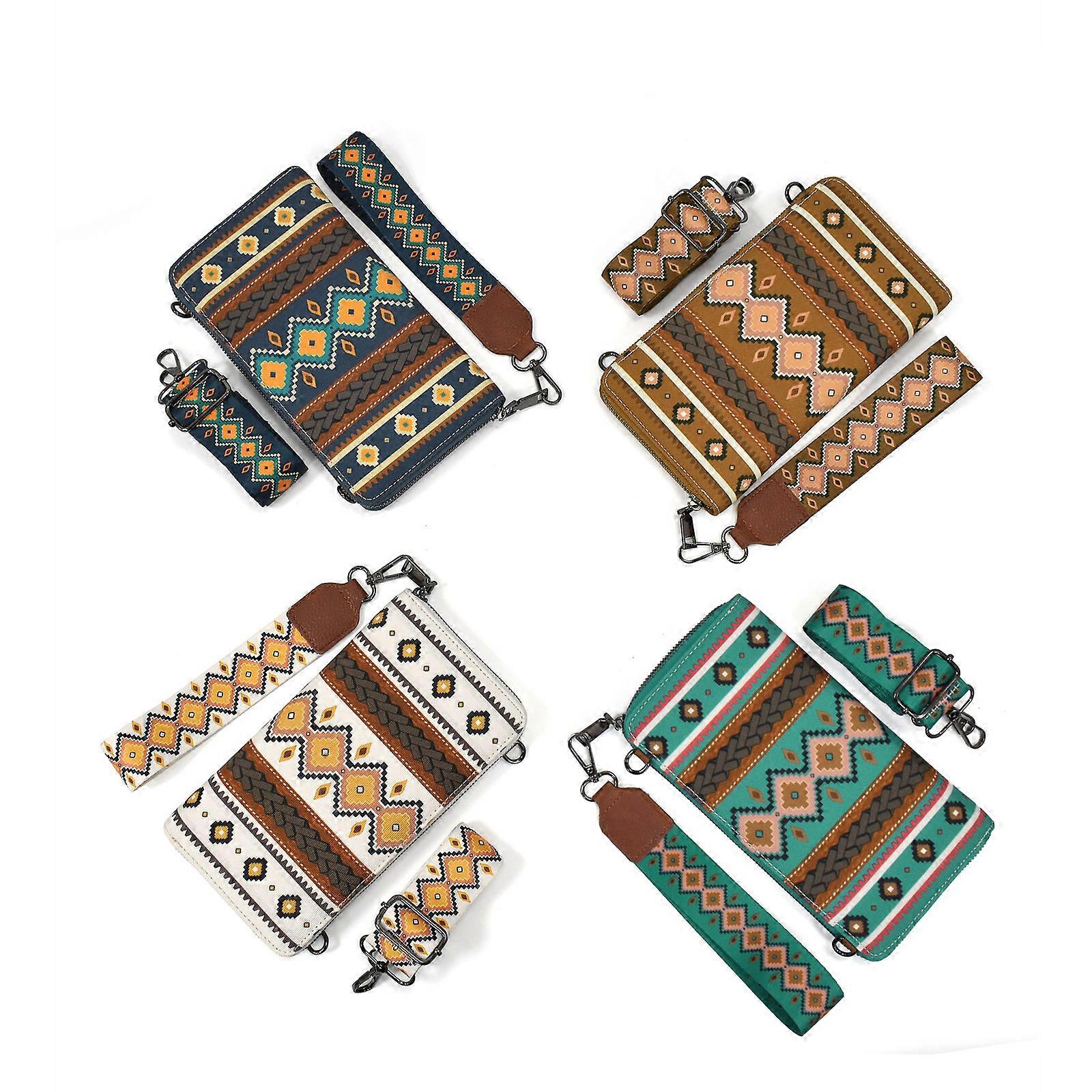 רנגלר צמיד ארנק מערבי בוהו אצטק מחזיק כרטיס אשראי לנשים חדש לגמרי