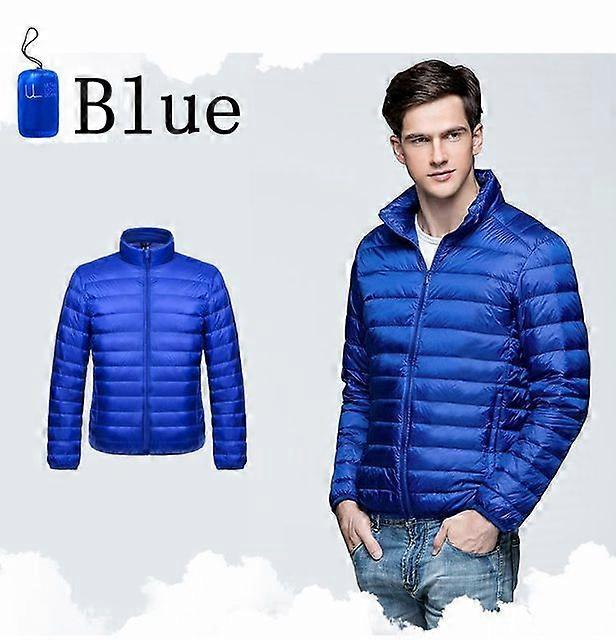 Winter Men's Down Jacket Ultra Light Down Jacket Men Windbreaker Feather Jacket Man Lightweight Portable Warm Coat