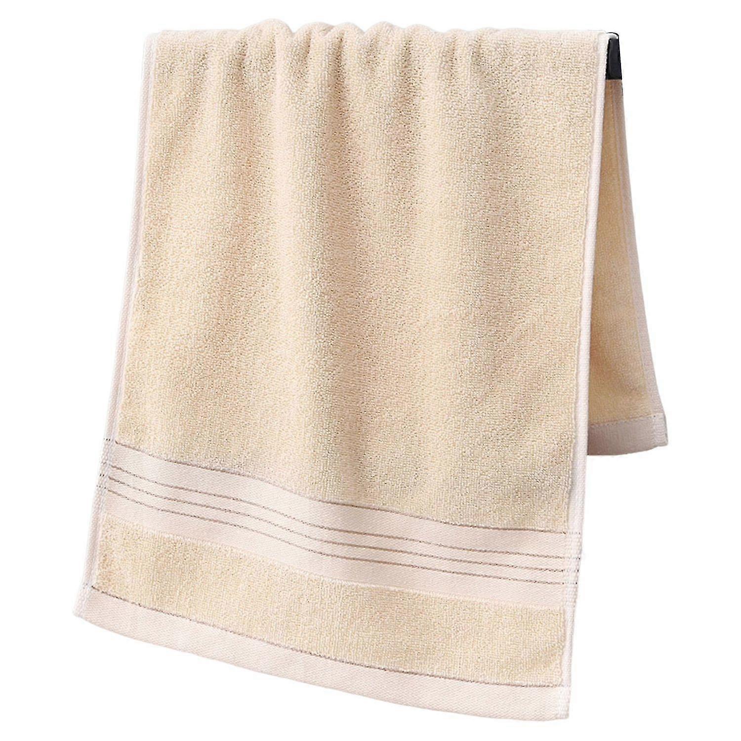 Toalha de rosto altamente absorvente super macio amigável para a pele não-desbotamento wearable algodão chuveiro engrossado