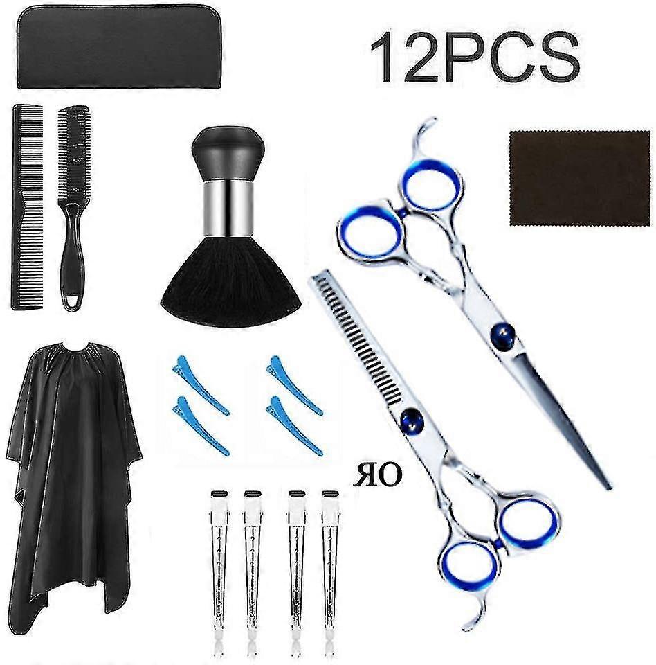 12 Pcs H Scissors Set Hing Scissors Less Steel