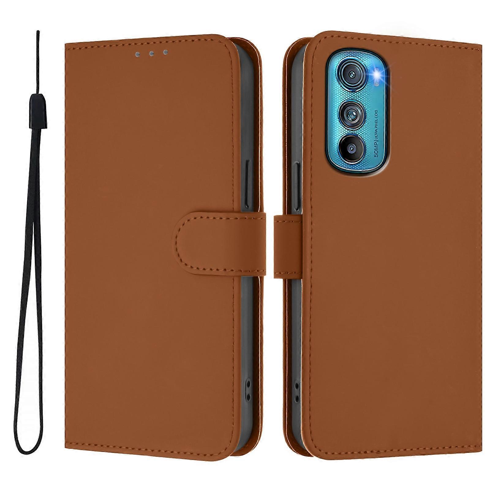 Lanyard PU Case For Motorola Edge 30